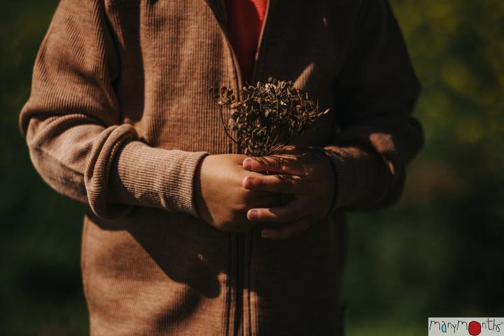 Produktbild ManyMonths Hooded Zip Cardigan - Acai Berry (3XL, 4XL, XL, XXL)