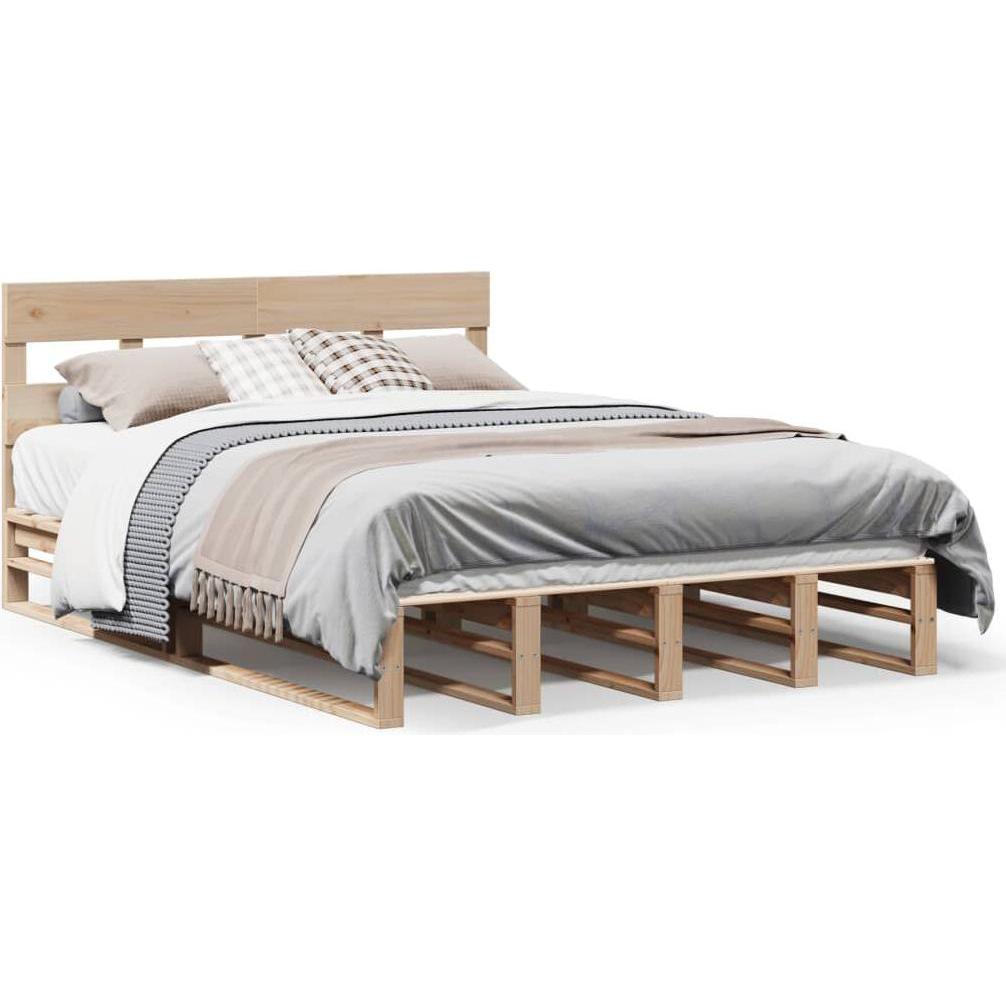 VidaXL, Bett, Bett ohne Matratze (135 x 190 cm)