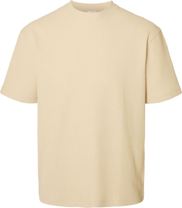 Produktbild Selected Relaxed Fit Waffelmuster T-Shirt (L)