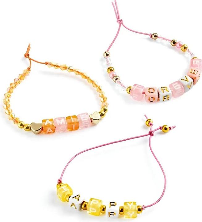 Produktbild Djeco Buchstabenperlen gold