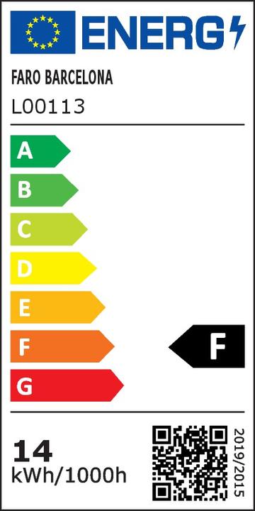 Energie-Label Faro Toluca (900 lm)