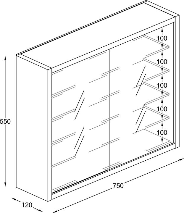 Produktbild VCM Drivalo (75 x 12 x 55 cm)