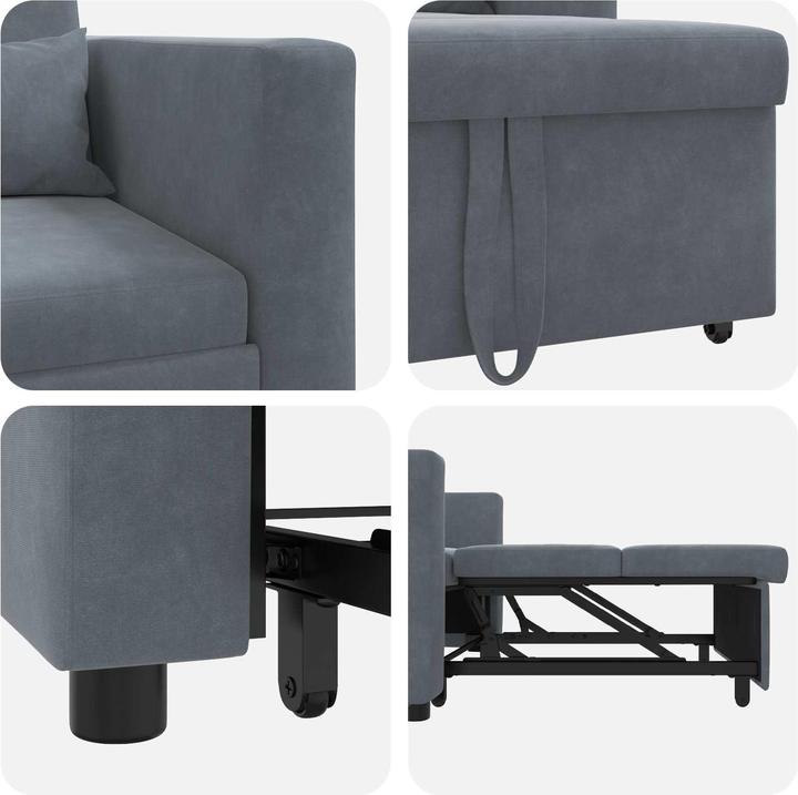Actual product image vidaXL Klappsofas