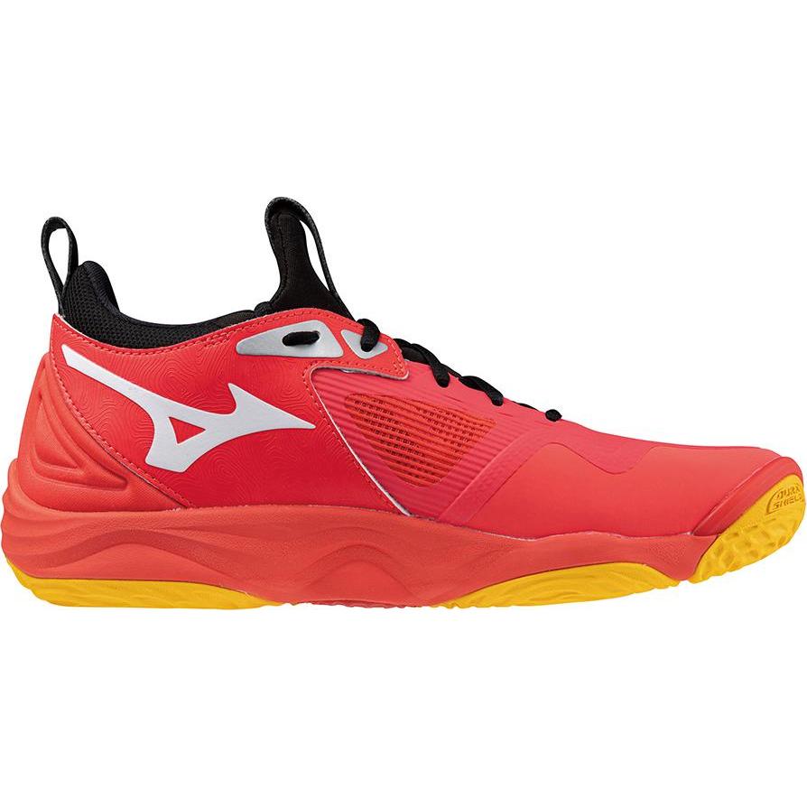 Thumbnail - Mizuno, Herren, Hallenschuhe, Wave Momentum 3 (46.5), Rot