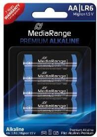Actual product image MediaRange Premium - Battery 4 x AA type - Alkaline (4 pcs., AA, 1850 mAh)