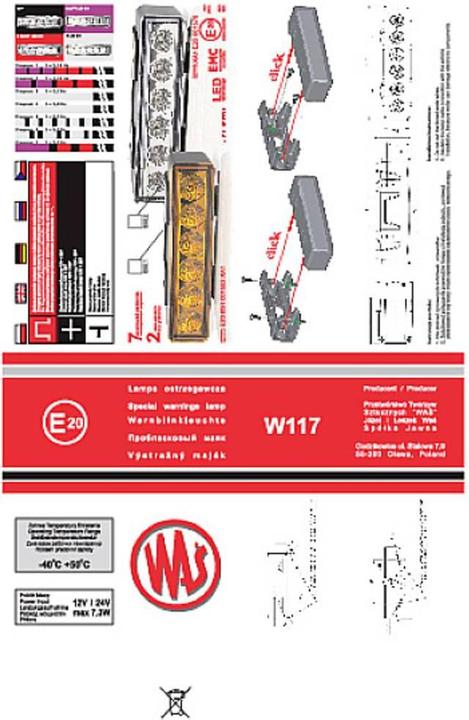 Produktbild WAS LEDFrontblitzerStrassenräumerblau