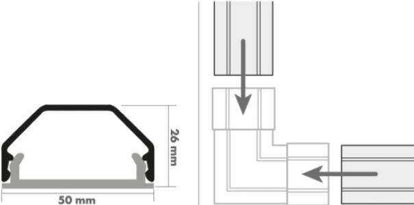 Produktbild Schwaiger Kabelkanal-Ecke (10 cm)