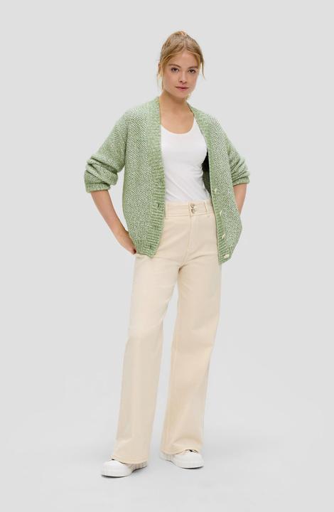 Produktbild s.Oliver Strickjacke Strickjacke aus Baumwollmix (40)