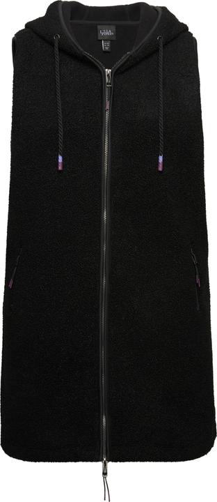 Immagine prodotto Ulla Popken Gilet lungo e smanicato in teddy con cappuccio e cerniera a doppio cursore (42, 44)