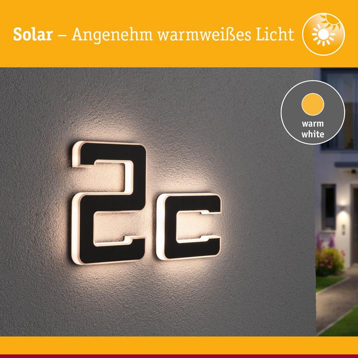 Image du produit Paulmann Luminaires Solar lettre c (20 lm, IP44)