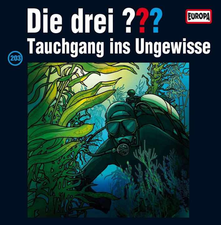 Produktbild Die drei DREI FRAGEZEICHEN 203 - Tauchgang ins Ungewisse (Die drei ???, Deutsch)