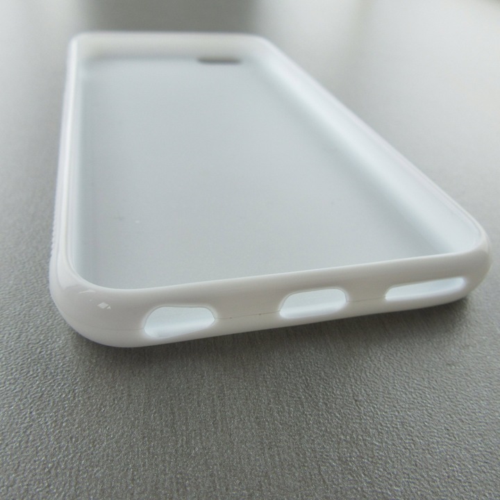 Produktbild PhoneLook Hülle Silikon weiss Purple Pink Pineapple (Apple iPhone 6)