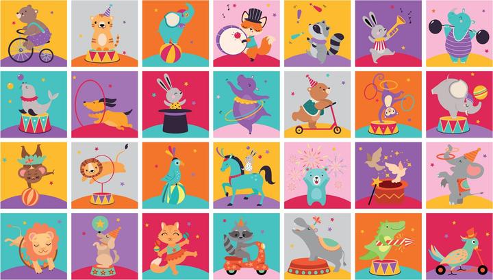 Produktbild Bluebird Memory - Zirkus (56 Teile)