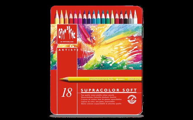Produktbild Caran d'Ache Supracolor Aquarelle Metallschachtel (18 x)