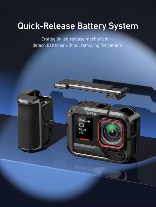 Image du produit Telesin Street Shot Alluminium Set-Aegis Pro for Insta 360 ACE PRO/ACE PRO2