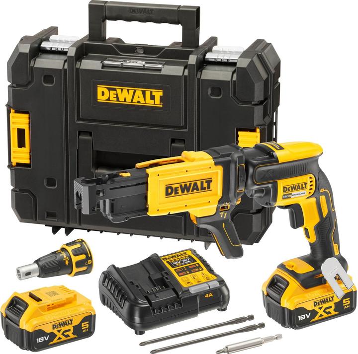 Actual product image DeWalt DCF620P2KQW Battery Magazine Screwdriver (Rechargeable battery operated)
