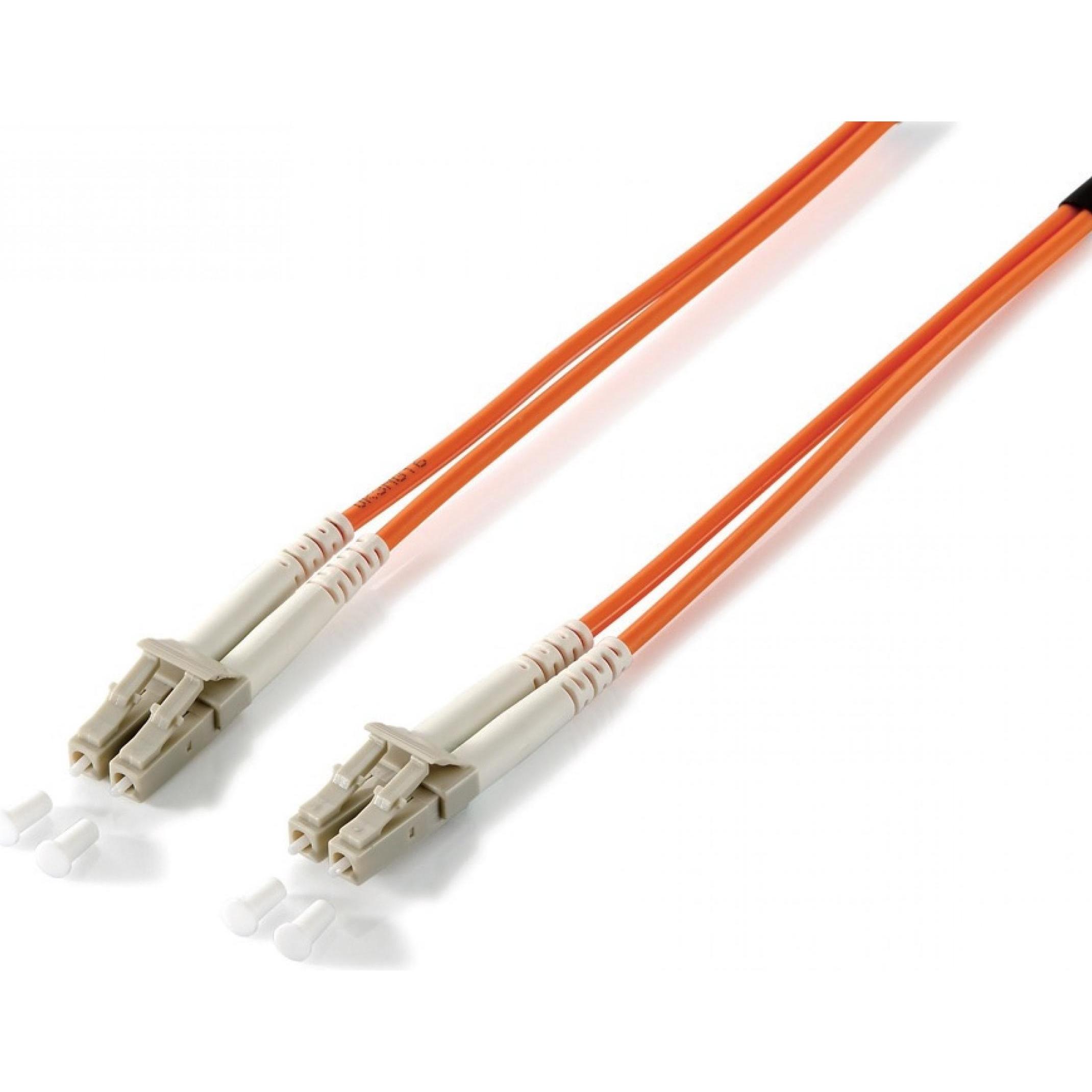 equip LWL Patchkabel LC->LC Multimode Duplex OM2 or (S/UTP, CAT6, 5 m), Netzwerkkabel