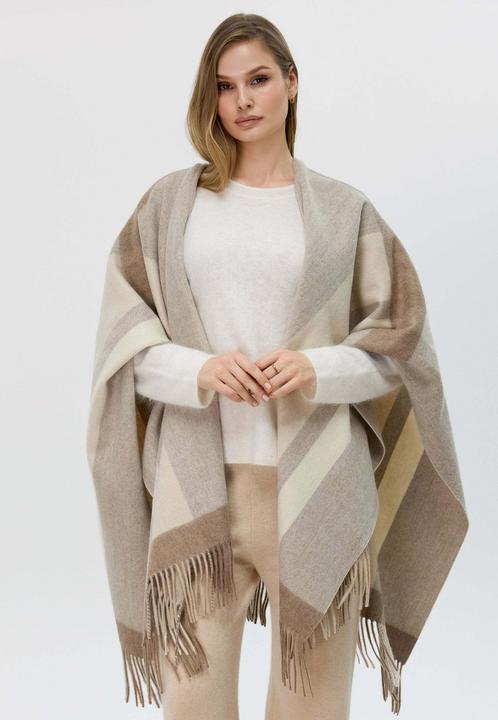 Immagine prodotto Bellemere Scarf Double-Sided Wool Poncho Shawl