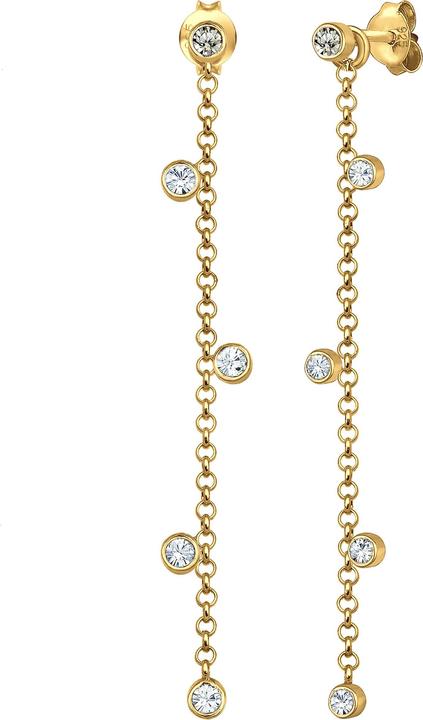 Immagine prodotto Elli Orecchini pendenti con cristalli geo in argento 925 Pretty (Cristallo di vetro, Argento 925)