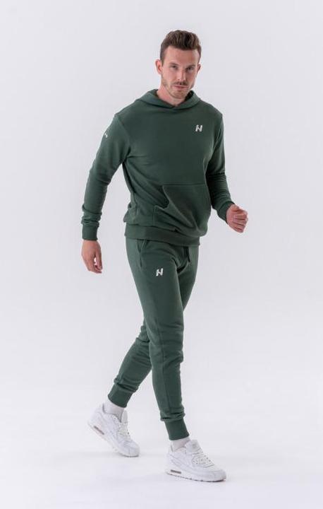 Actual product image Nebbia Slim sweatpants with side pockets "Reset" 321 dark green (XXL)
