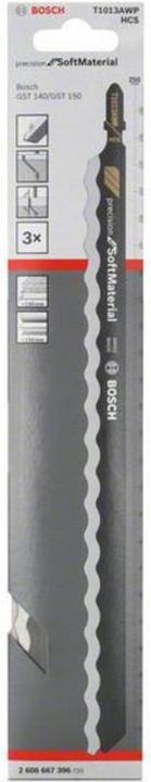 Immagine prodotto Bosch Professional Zubehör PRO Fibre Insulation precise T1013AWP Lama per seghetto alternativo, 250 mm, 3 pezzi.