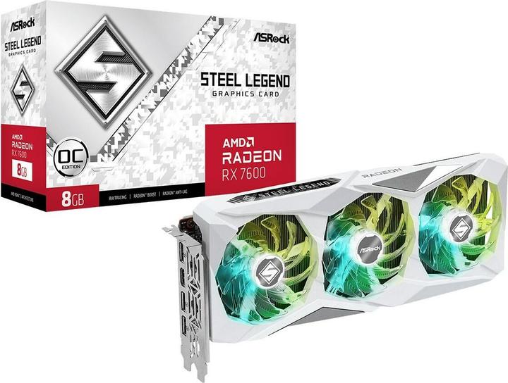 Produktbild AsRock RX 7600 Steel Legend OC (8 GB)