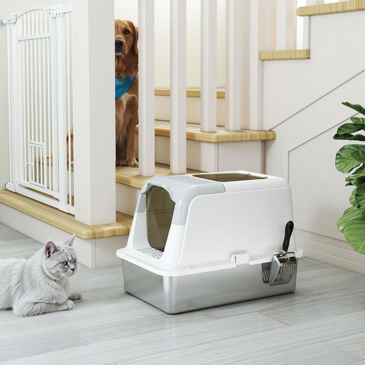 Image du produit PawHut Katzentoilette (Bac à litière fermé)