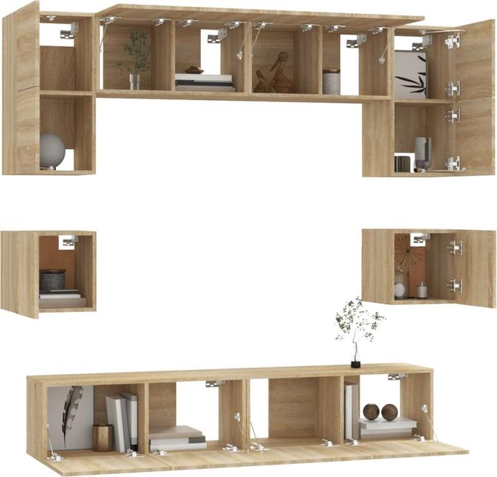 Immagine prodotto vidaXL Léa (60 x 30 x 30 cm, 100 x 30 x 30 cm, 80 x 30 x 30 cm)