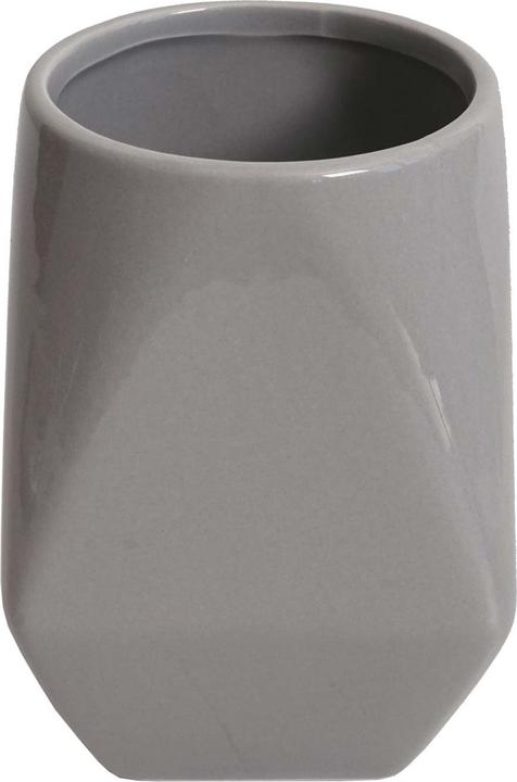 Produktbild Swisshandel24 5-teiliges Badset, WC-Garnitur Badezimmerset Badaccessoires, Keramik grau