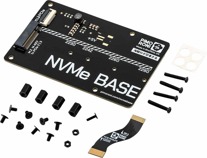Immagine prodotto Pimoroni NVMe base for Raspberry Pi 5