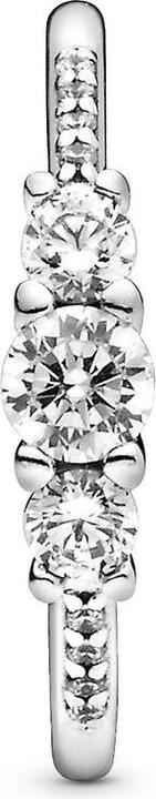 Immagine prodotto Pandora Anello con tre pietre chiare (58, 925 Argento)