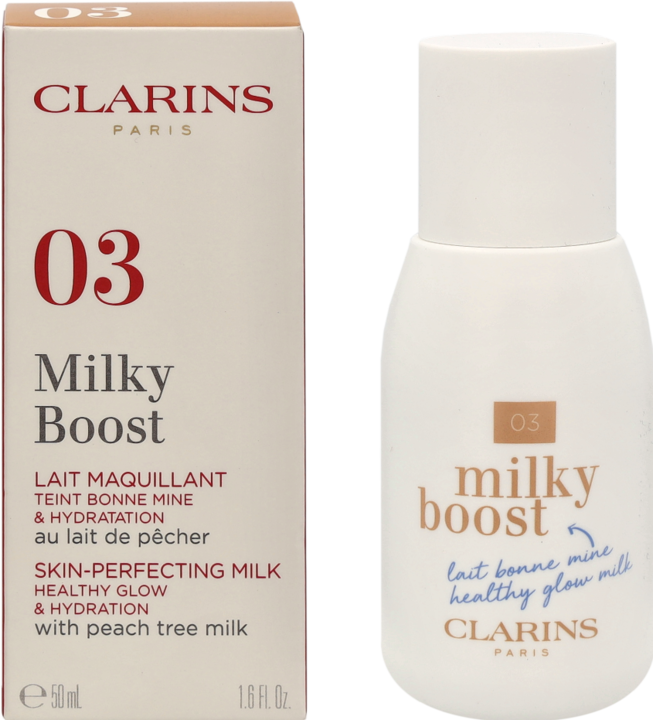 Actual product image Clarins Milky Boost 01 Milky Cream (03 Milky Cashew)