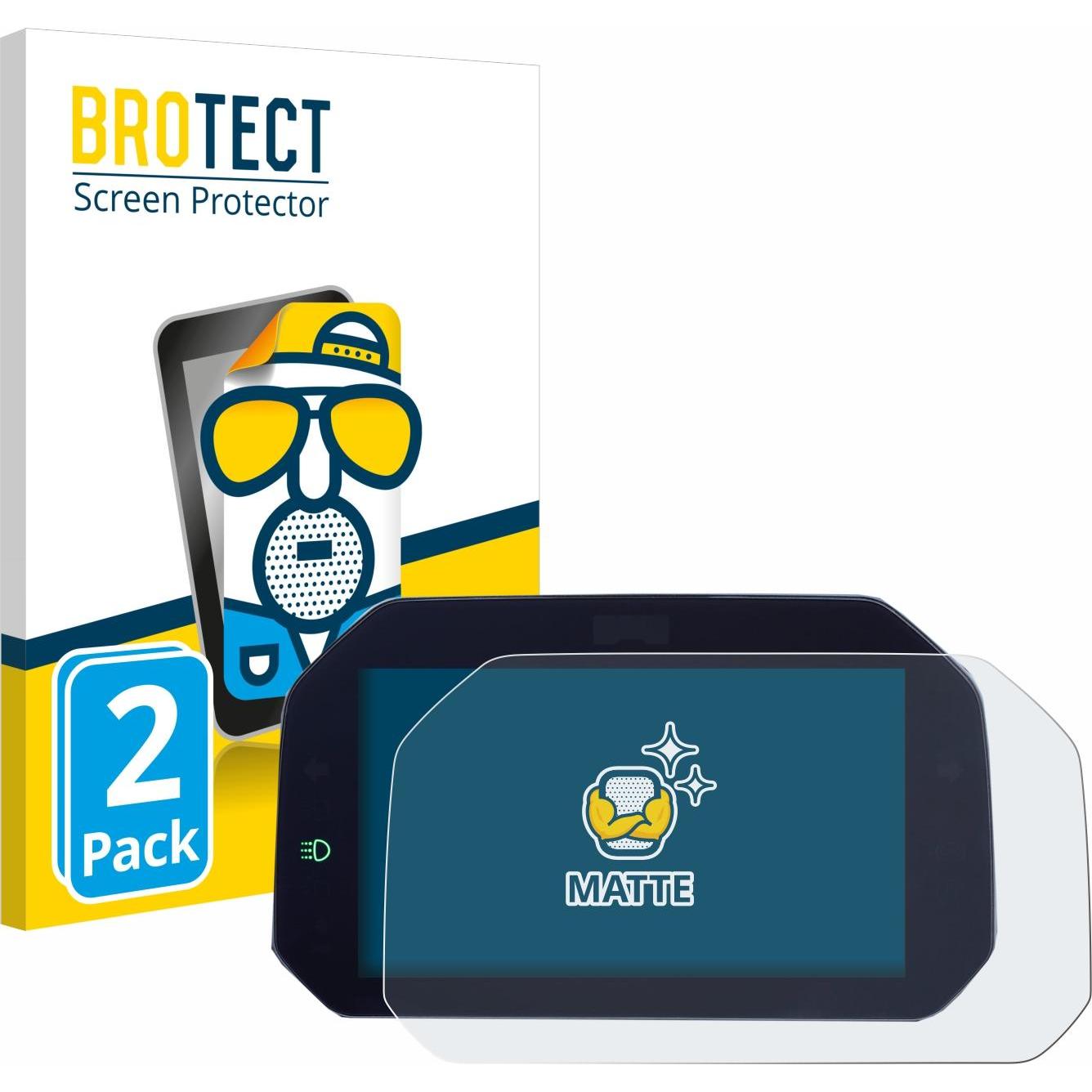 BROTECT, Fahrzeug Navigation Zubehör, Entspiegelungs-Schutzfolie Displayschutz Matt