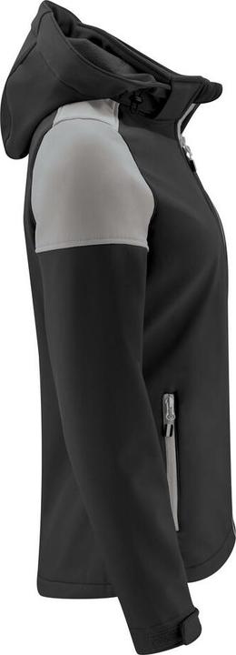 Image du produit Sharp Printer Prime Softshell Jas dames zwart/staalgrijs - maat XS (XS)