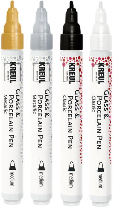 Immagine prodotto Kreul Penna in vetro e porcellana (Multicolore, 4 mm, 4 x)