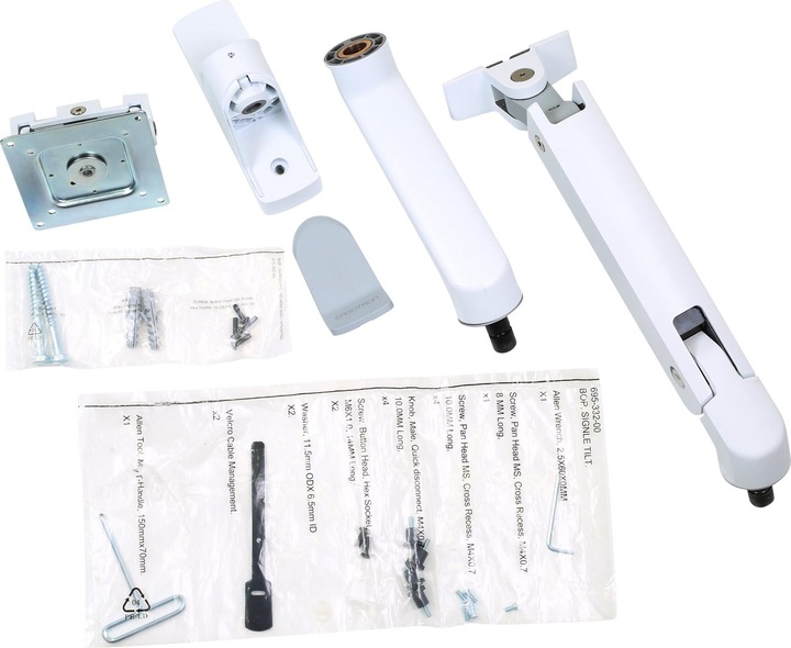 Produktbild Ergotron HX Monitor Arm mit patentierter CF-Technologie (Wand, 49")