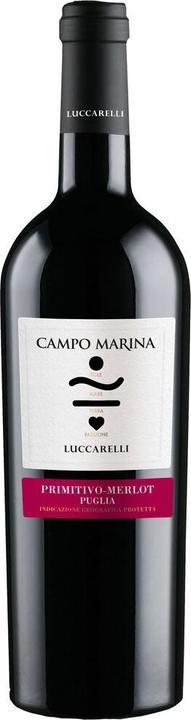 Actual product image San Marzano Primitivo Merlot Luccarelli Campo Marina IGP Puglia (1 x 75 cl, 2018)