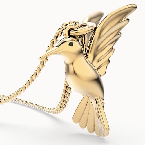 Image du produit MTM Collier Humming Bird (Laiton, Or 18k, 43 cm)