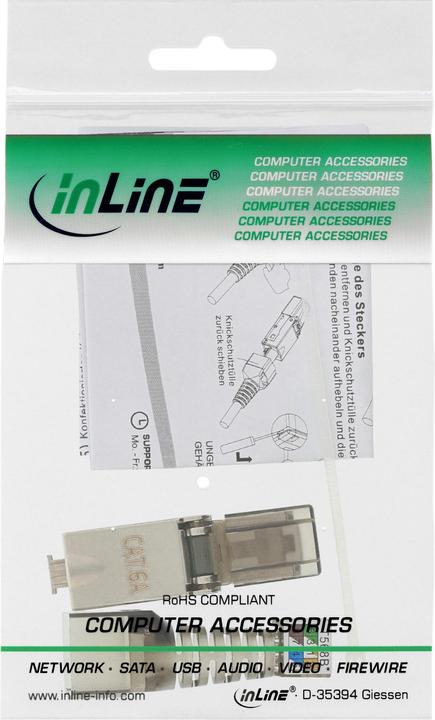 Image du produit InLine Connecteur RJ45 Cat.8.1 2000MHz (Câble réseau Connecteur)