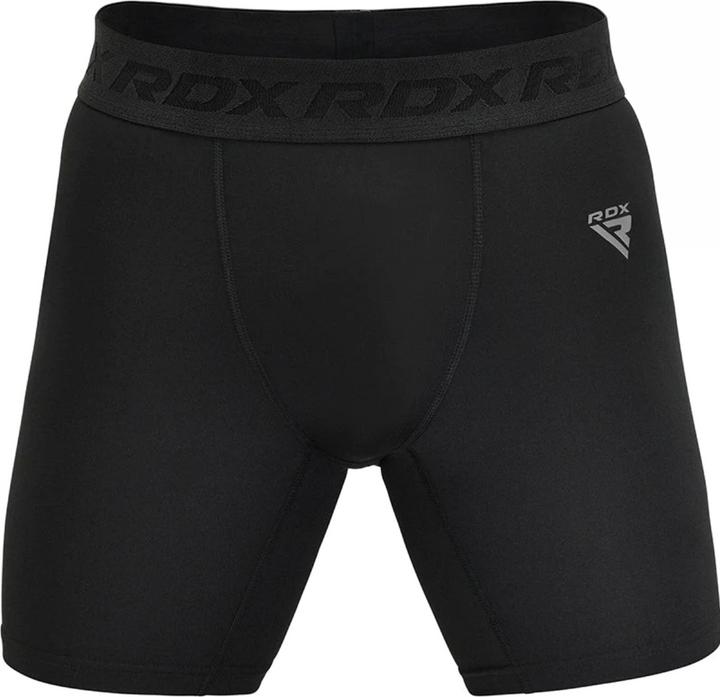Actual product image Rdx Clothing T15 Compression Shorts Black-L (L)