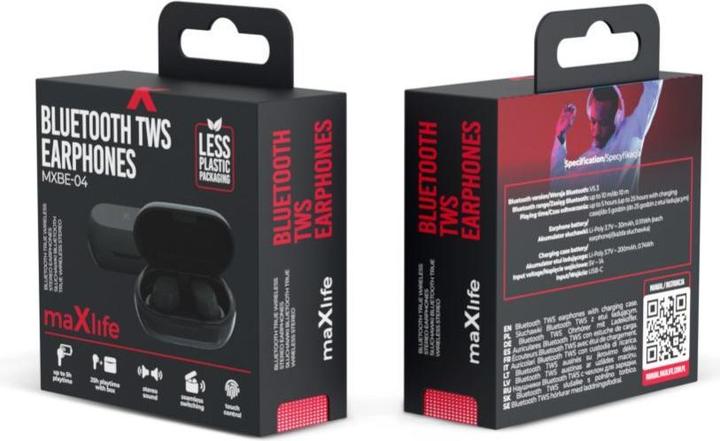 Produktbild Maxlife MXBE-04 (Keine Geräuschunterdrückung, 5 h, Kabellos)