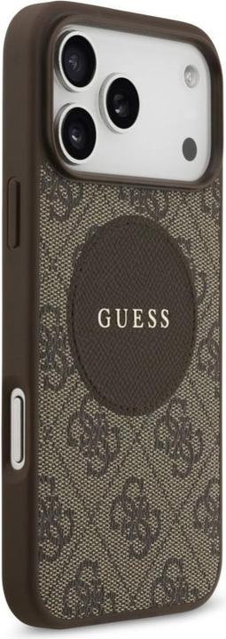 Productafbeelding Guess - 4G Circle Classic Logo MagSafe (GUHMP17XP4PGRSGW) - iPhone 17 Pro Max - Brown (Apple iPhone 17 Pro Max)