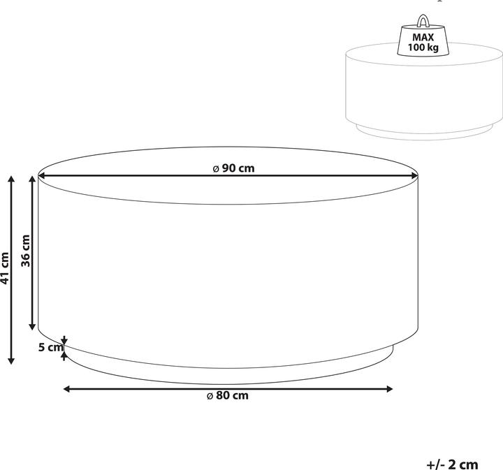 Produktbild Beliani Trezzo