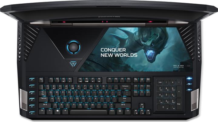 Image du produit Acer Predator 21X (21", Intel Core i7-7820HK Intel Core i7-7820HK, 64 Go, 1000 Go, CH)