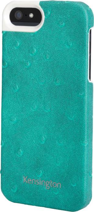 Kensington Embossed leather case for iPhone® 5/5s, Apple, iPhone 5/5s, Green (Apple iPhone 5)