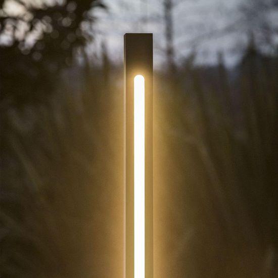 Image du produit Ideal lux JEDI LED Lampadaire 25W noir IP65 blanc chaud 293202 (2900 lm)