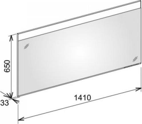 Immagine prodotto Keuco Specchio luminoso EDITION 400 1410x650x33mm A++ (141 x 65 cm)