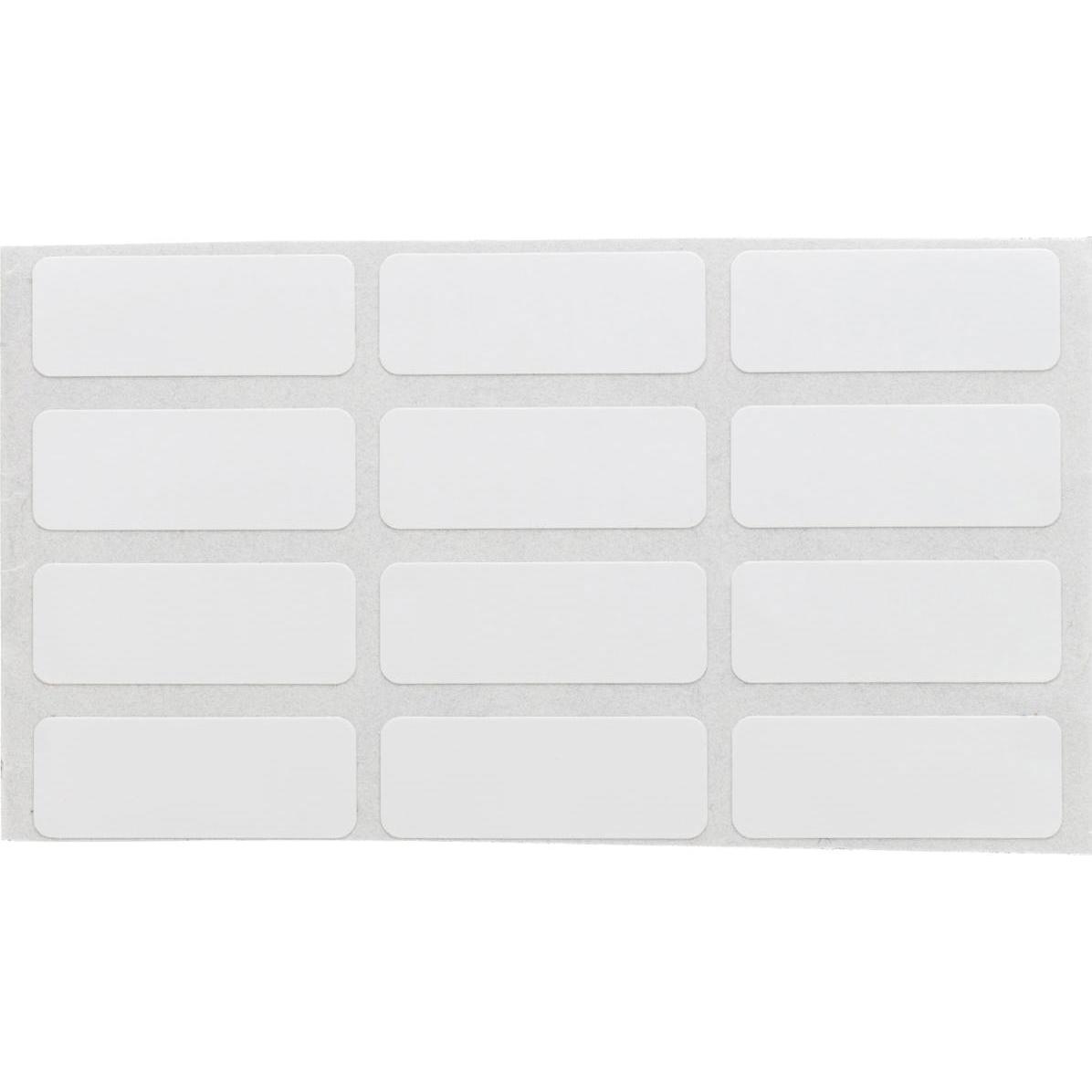 Thumbnail - Brady, Etiketten, THT-3-423-10, Polyester, Weiss, 25.40 x 9.53 mm, permanent, 3-bahnig (10000 E.)