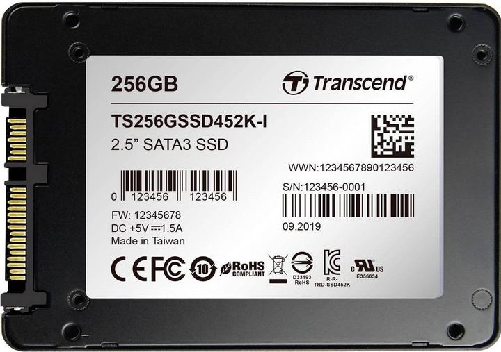 Produktbild Transcend SSD452K-I (256 GB, 2.5")