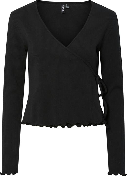 Actual product image Pieces Pckitte Ls V-Neck Wrap Top Jrs Noos Bc (XS)